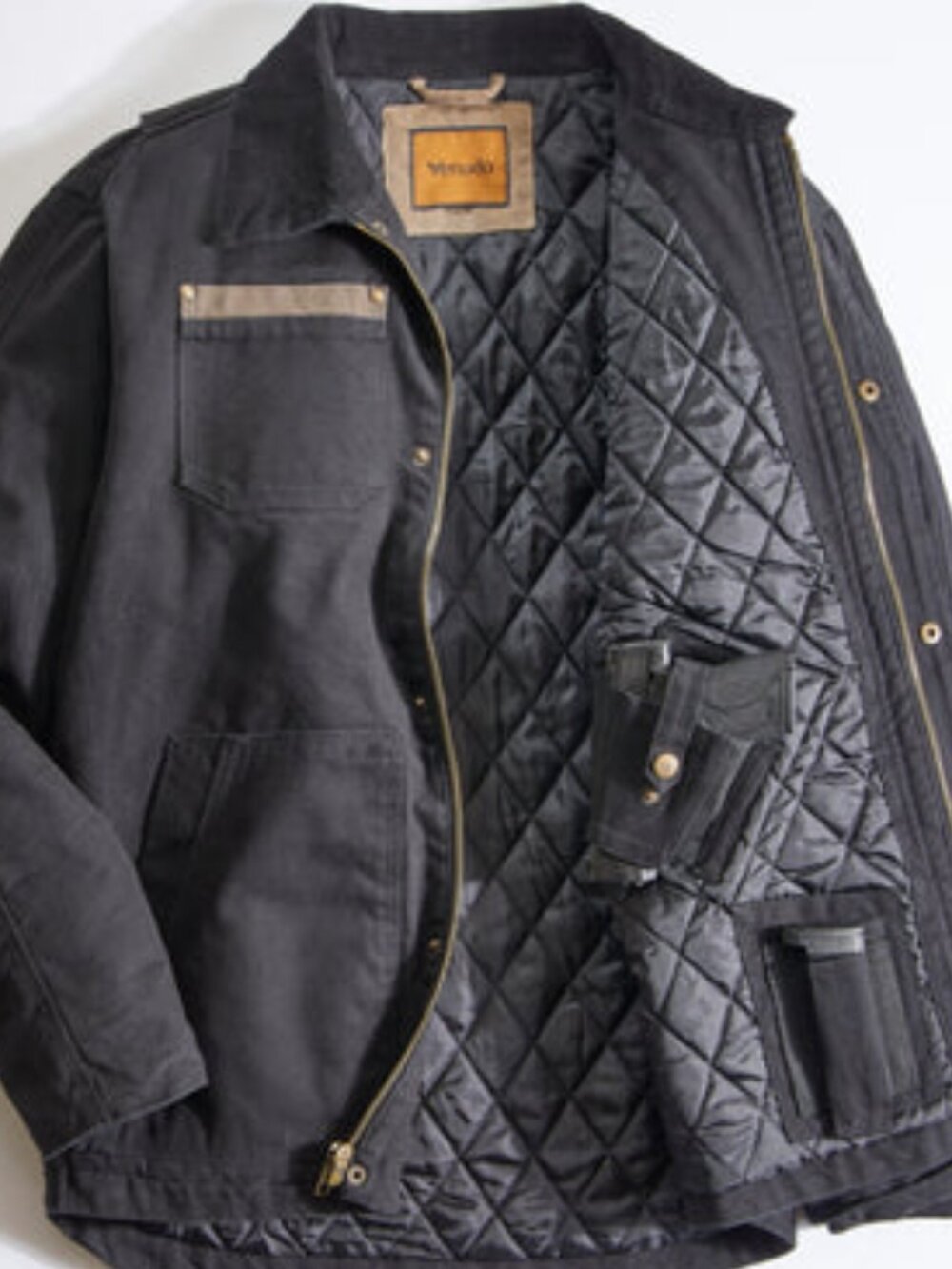 Canvas Concealed Carry Jacket - Black | XL